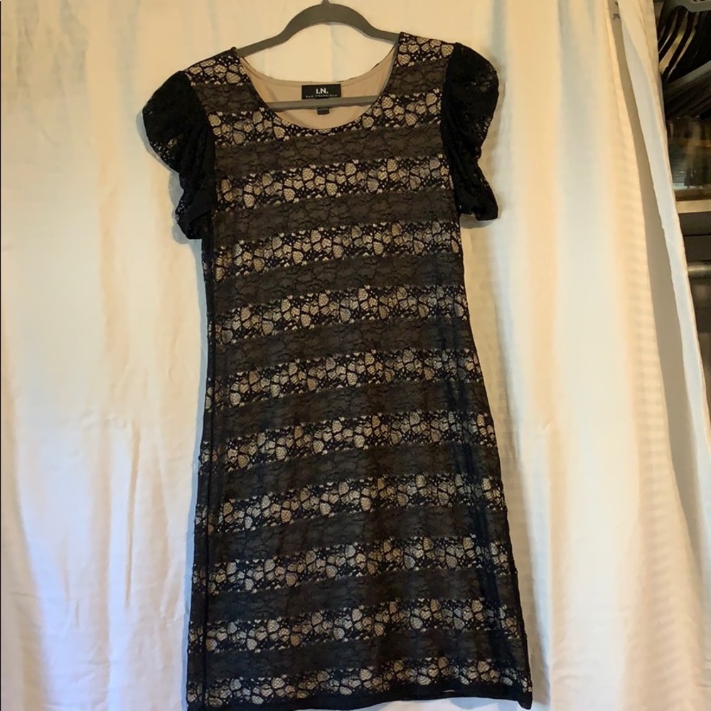 Black and tan dress